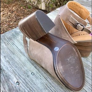 Lucky Brand Shoes - Lucky Brand Peep Toe Booties Lucky Brand Shoes - Lucky Brand Peep Toe Booties